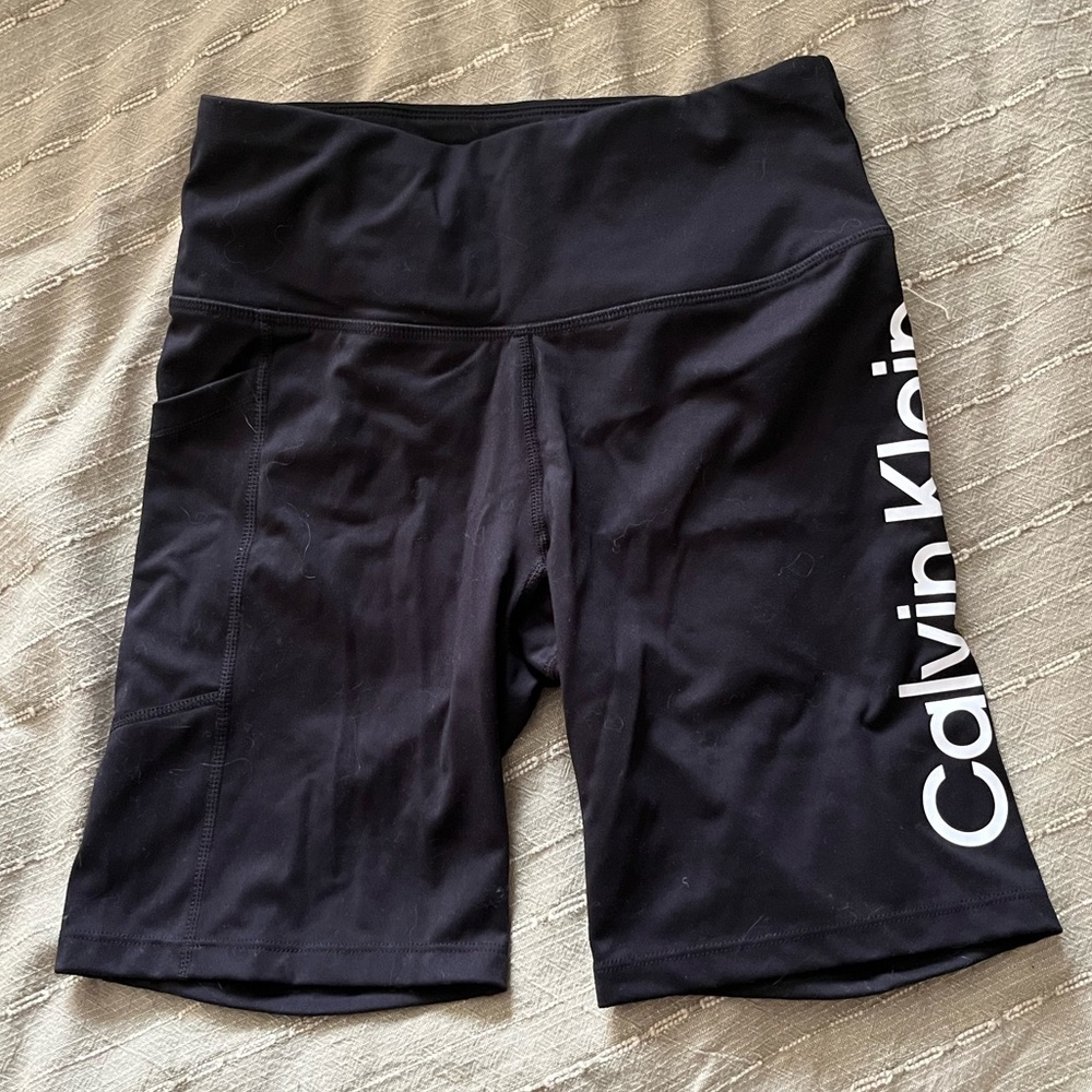 calvin klein workout biker shorts